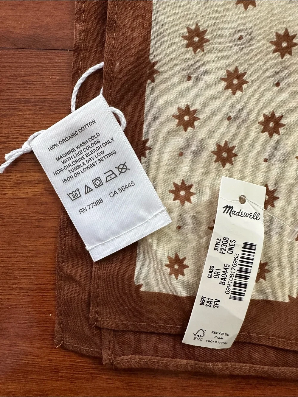 Madewell Organic Cotton Bandana